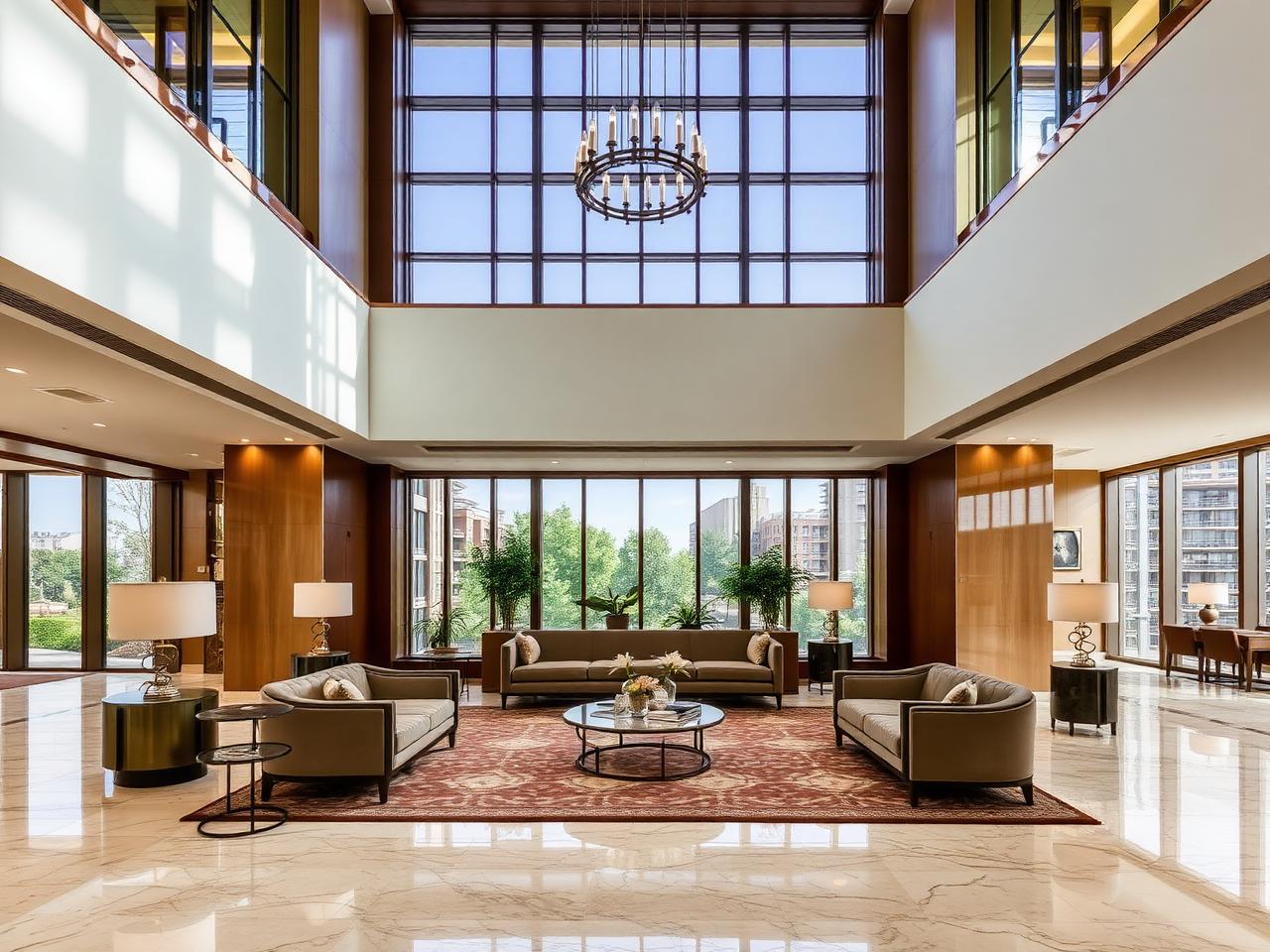 Clubhouse interior at AMR Legacy Villas